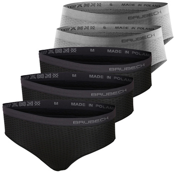 Komplet 5x Damskie Majtki Termoaktywne Brubeck Base Layer