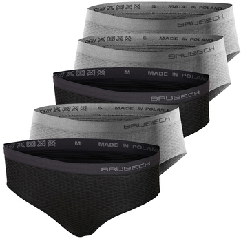 Komplet 5x Damskie Majtki Termoaktywne Brubeck Base Layer