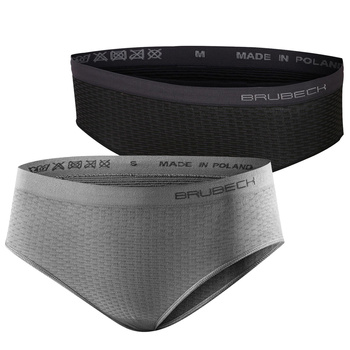 Komplet 2x Damskie Majtki Termoaktywne Brubeck Base Layer