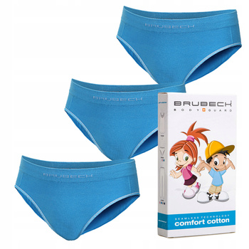 Komplet Brubeck Comfort Cotton Junior 3x (Lazurowy)