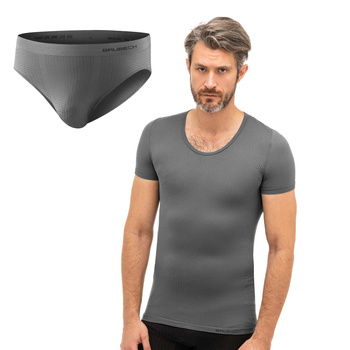 Komplet Termoaktywny Base Layer (Koszulka + Slipy Męskie)