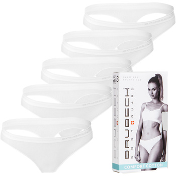 Komplet Brubeck Damskie Stringi 5x (Biały)