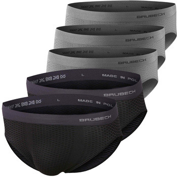 Komplet 5x Slipy Męskie Termoaktywne Brubeck Base Layer