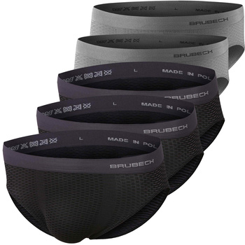 Komplet 5x Slipy Męskie Termoaktywne Brubeck Base Layer