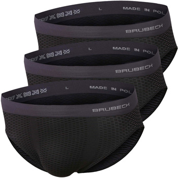 Komplet 3x Slipy Męskie Termoaktywne Brubeck Base Layer