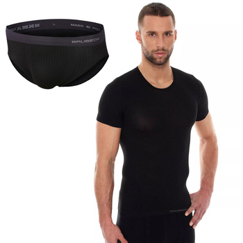 Komplet Termoaktywny Base Layer (Koszulka + Slipy Męskie)