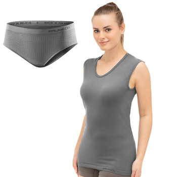 Komplet Termoaktywny Base Layer (Bezrękawnik + Majtki Damskie)
