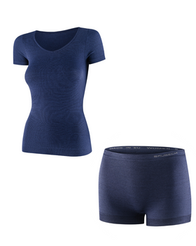 Komplet Damski Comfort Merino (Koszulka + Bokserki)