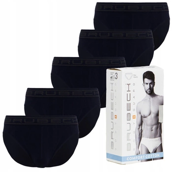 Komplet Brubeck Męskie Slipy 5x (Granatowy)