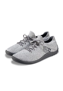 Buty Damskie Brubeck Barefoot Merino Jasnoszare-Grafitowe - 2025