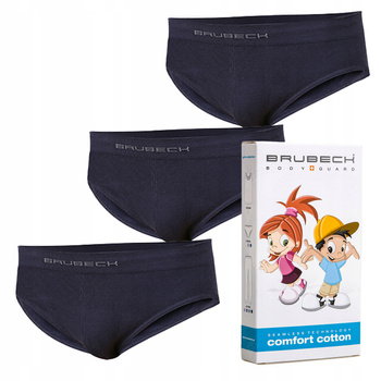 Komplet Brubeck Comfort Cotton Junior 3x (Granatowy)